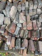 Gebakken Waaltjes en Klinkers - 50m2, Tuin en Terras, Tegels en Klinkers, Ophalen, Overige materialen, Gebruikt, Klinkers