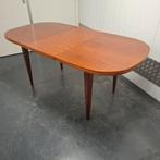 Vintage eettafel eetkamertafel uitschuifbaar verlengbaar, Ophalen, Gebruikt, 50 tot 100 cm, 150 tot 200 cm