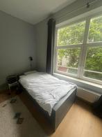 Eenpersoons Woood bed met lade., Huis en Inrichting, Slaapkamer | Bedden, Ophalen, Gebruikt, 90 cm, Eenpersoons