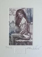 Exlibris / Ex libris Elena Vutova, zittende vrouw, Verzenden
