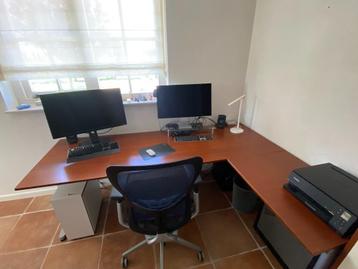 Bureau en / of hoekbureau Ikea Effektiv  zgan - afbeelding 5