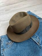 Vintage Borsalino Wollen Hoed, Eu, Borsalino, Eu, Hoed