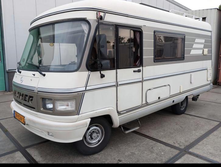Mercedes Hymer s555 1992, automaat. Winter klaar!, Caravans en Kamperen, Campers, Particulier, tot en met 5, Integraal, Hymer