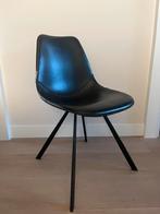 Dutchbone kuipstoel zwart - beschadigd, Ophalen, Gebruikt, Zwart, Leer