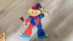 Hampelmann Alfred Mertens clown trekpop 40 cm, Ophalen of Verzenden, Gebruikt, Wanddecoratie