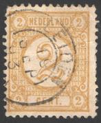 Nederland NVPH nr 32 gestempeld Cijfer 1876, Verzenden, T/m 1940, Gestempeld