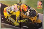 Poster 2000 Valentino Rossi op Honda, Verzenden, Zo goed als nieuw, Motoren