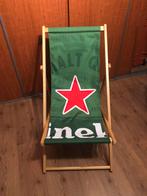 Heineken verstelbare strandstoel van hout., Ophalen, Zo goed als nieuw, Hout, Verstelbaar
