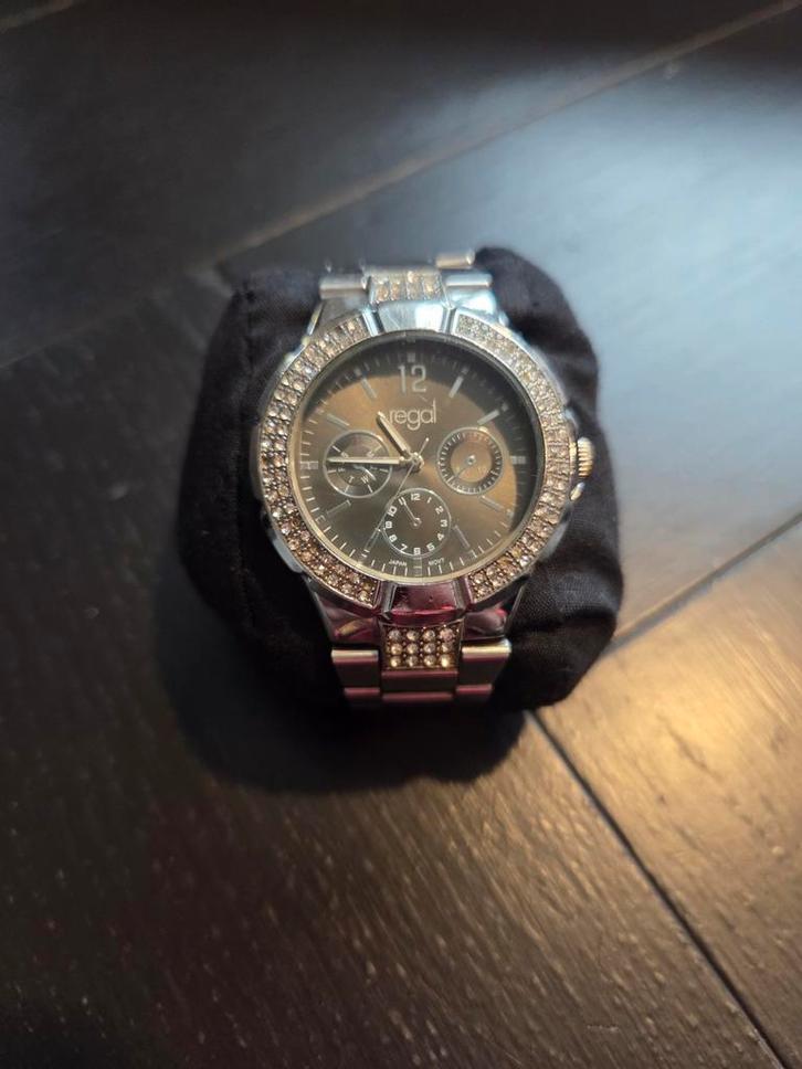 Regal Dameshorloge met Diamantjes RG1644, Sieraden, Tassen en Uiterlijk, Horloges | Dames, Gebruikt, Polshorloge, Overige merken