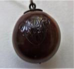 Zeer zeldzame kogelaanhanger met Monogram voor horloge (5783, Antiek en Kunst, Ophalen