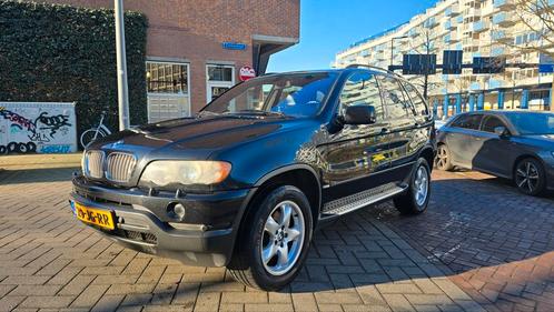 BMW X5 3.0 D AUT 2002 Zwart, Auto's, BMW, Particulier, X5, Diesel, G, SUV of Terreinwagen, Automaat, Origineel Nederlands, Zwart