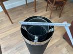 Holetherm rookgasafvoer concentrisch 100-150 L=100cm - Zwart, Doe-het-zelf en Verbouw, Buizen en Afvoer, Afvoer, Ophalen of Verzenden