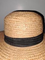 Hoed van stro/raffia mt 56 heren^, Ophalen of Verzenden, Gedragen, Hoed