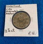 Munt Cito automatiek 12,5 cent Kalverstraat 180 penning, Ophalen of Verzenden, Brons