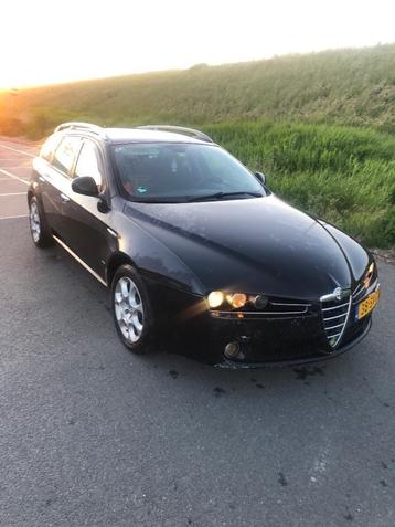 Alfa Romeo 159 1.9 Jtdm 16V SW 2006 Zwart beschikbaar voor biedingen