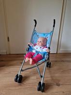 Buggy incl. pop, Kinderen en Baby's, Speelgoed | Poppen, Ophalen, Zo goed als nieuw, Babypop