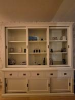 Witte landelijke buffetkast - 230x230cm, Huis en Inrichting, Kasten | Buffetkasten, Ophalen, Gebruikt, 200 cm of meer, 200 cm of meer