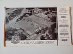 Zeist Reclamekaart Gero Fabriek, Verzamelen, Ansichtkaarten | Nederland, Ophalen of Verzenden, Ongelopen, Utrecht