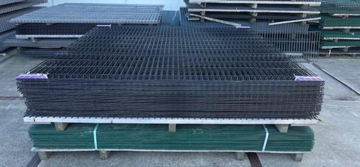 40 x Enkelstaafs hekwerken 243/250cm €1540,-, Tuin en Terras, Gaas en Draad, Nieuw, Gaas, 20 meter of meer, Ophalen