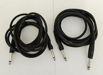 Diverse audiokabels/verloopstukken (jack,minijack,RCA,XLR) beschikbaar voor biedingen