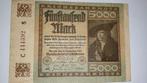 Oude bankbilet Germany 5000 Mark 1922, Ophalen of Verzenden, Duitsland