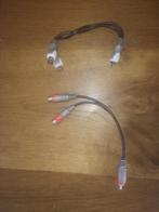 2x Tulp splitter audio kabel, Ophalen, Gebruikt, Minder dan 2 meter, Overige kabels