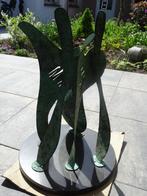 brons ornament bronzen beeld abstract sculptuur tuinbeeld, Brons, Ophalen
