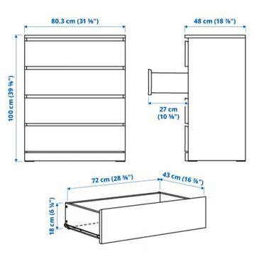 Zgan Malm ladekast - Ikea - afbeelding 3