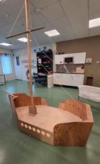 Houten Boot / Sint / Decoratie / Piraten  / BSO / School, Ophalen of Verzenden, Gebruikt