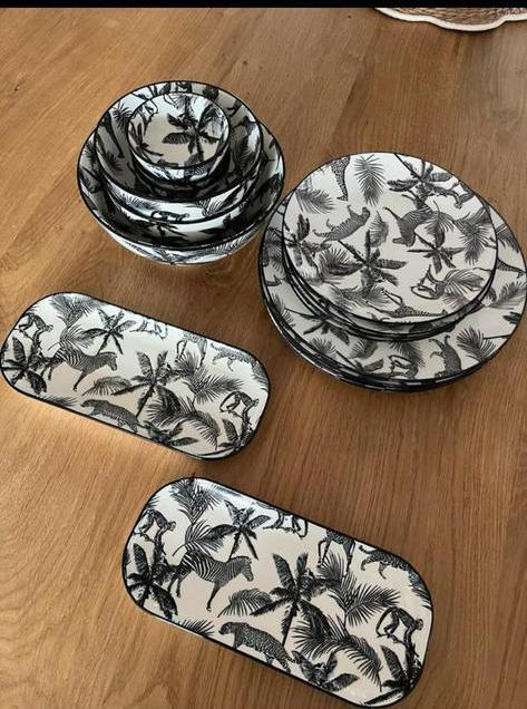 20 delige jungle loft servies nieuw, Huis en Inrichting, Woonaccessoires | Onderzetters, Nieuw, Overig, Ophalen