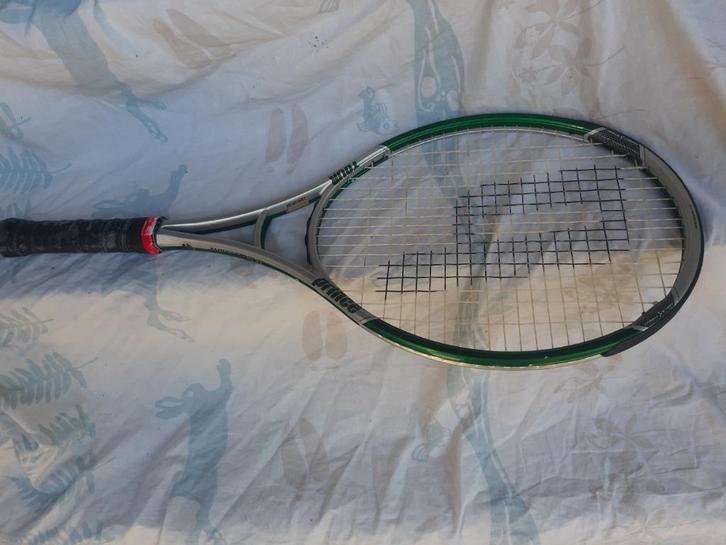 Prince Tour NX Graphite tennis rackt, groen-grijs, Sport en Fitness, Tennis, Gebruikt, Racket, Prince, L4, Ophalen of Verzenden