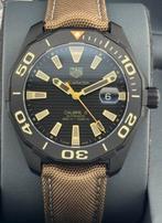 Tag Heuer Aquaracer 300m WAY208C - fc6383 Zwart, Sieraden, Tassen en Uiterlijk, Horloges | Heren, Ophalen, Gebruikt, Staal, Polshorloge