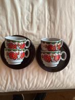 Vintage Kopjes en Schotels met Bloemenmotief, Ophalen of Verzenden, Zo goed als nieuw, Overige stijlen, Kop(pen) en/of Schotel(s)