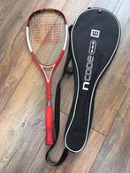 Wilson nTour nCode squash racket, Ophalen of Verzenden, Zo goed als nieuw, Racket, Met hoes