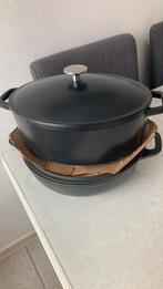 Gietijzeren gietijzer pannen pan hapjes pan kookpan, Ophalen of Verzenden, Zo goed als nieuw, Gietijzer, Koekenpan of Braadpan