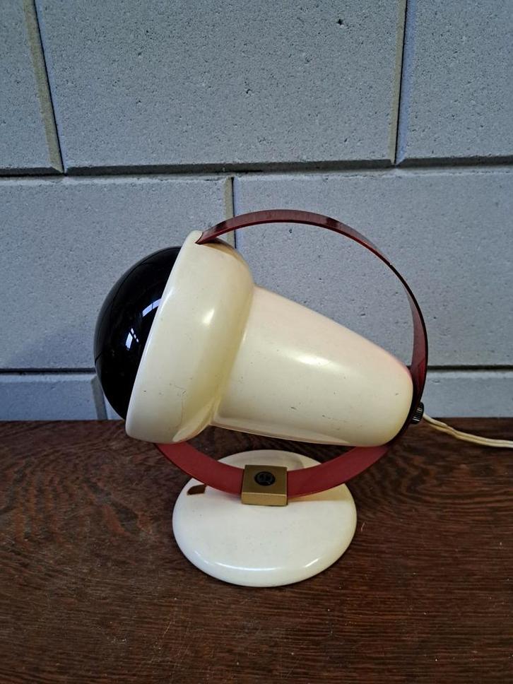 Vintage Philips Infraphil 7529 Warmtelamp, Huis en Inrichting, Lampen | Vloerlampen, Gebruikt, Minder dan 100 cm, Kunststof, Metaal