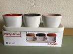Nieuwe Party Time Set 4-delig Porselein, Overige typen, Ophalen of Verzenden, Zo goed als nieuw, Overige stijlen