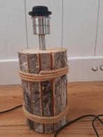 Lampvoet hout/touw!, Minder dan 50 cm, Ophalen of Verzenden, Zo goed als nieuw, Hout