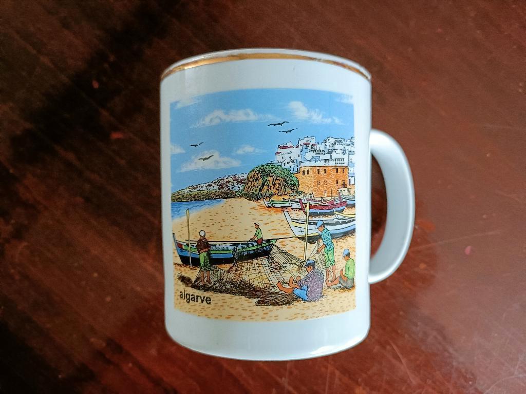 Een Mok van "De Algarve", Portugal., Ophalen of Verzenden, Zo goed als nieuw