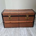 Oude vintage hutkoffer, Huis en Inrichting, Ophalen, Minder dan 50 cm, Gebruikt, 50 tot 100 cm