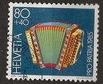Zwitserland 59, accordeon, Verzenden, Gestempeld
