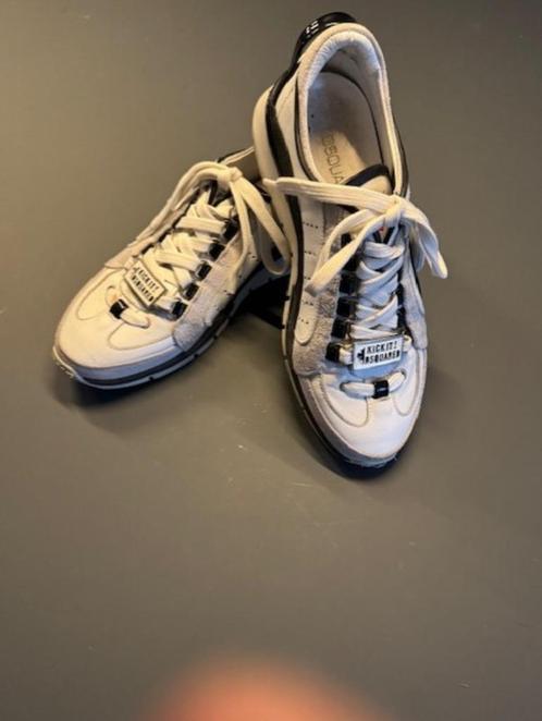 DSQUARED2 maat 38, Kleding | Dames, Schoenen, Zo goed als nieuw, Sneakers of Gympen, Wit, Ophalen of Verzenden