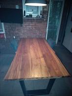 Zware boomstamtafel, Huis en Inrichting, Tafels | Eettafels, Ophalen, 100 tot 150 cm, Zo goed als nieuw, 150 tot 200 cm