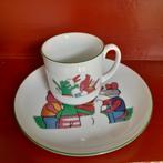 Kinderservies. bord+ beker. Kikker & vriendjes, Huis en Inrichting, Gebruikt, Overige typen, Ophalen of Verzenden, Overige stijlen