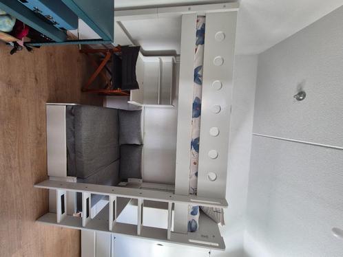 Hoogslaper Flexa wit, Huis en Inrichting, Slaapkamer | Stapelbedden en Hoogslapers, Gebruikt, Hoogslaper, 100 cm, 210 cm, Eenpersoons