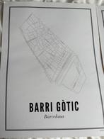 Wijck poster Barcelona Barri Gotic, 30x40, Ophalen, Zo goed als nieuw, A1 t/m A3, Film en Tv