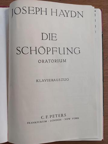 Haydn - Die Schöpfung - Bladmuziek beschikbaar voor biedingen