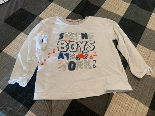 Witte shirt van Ergee. Maat 86., Kinderen en Baby's, Babykleding | Maat 86, Zo goed als nieuw, Jongetje, Shirtje of Longsleeve