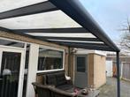 Aluminium overkapping met melkglas dak en verlichting, Tuin en Terras, Ophalen, Gebruikt, Veranda