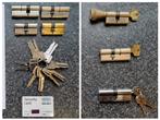 Te koop: diverse cilindersloten (Nemef + Dom) — compleet of, Ophalen of Verzenden, Gebruikt, Slot